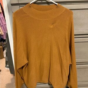 Women's Cozy Crew Neck Sweater in Amber